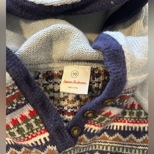 Hanna Anderson 4T sweater dress with hood